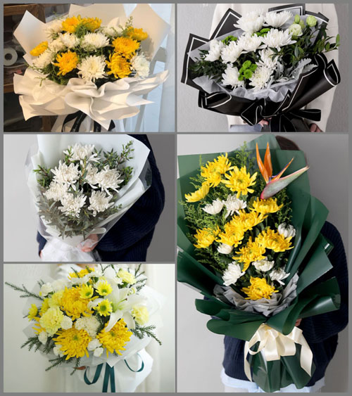 重庆涪陵区石沱镇白事花束代送
